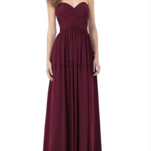 Bill Lefkoff Wine colored dress  sz 10